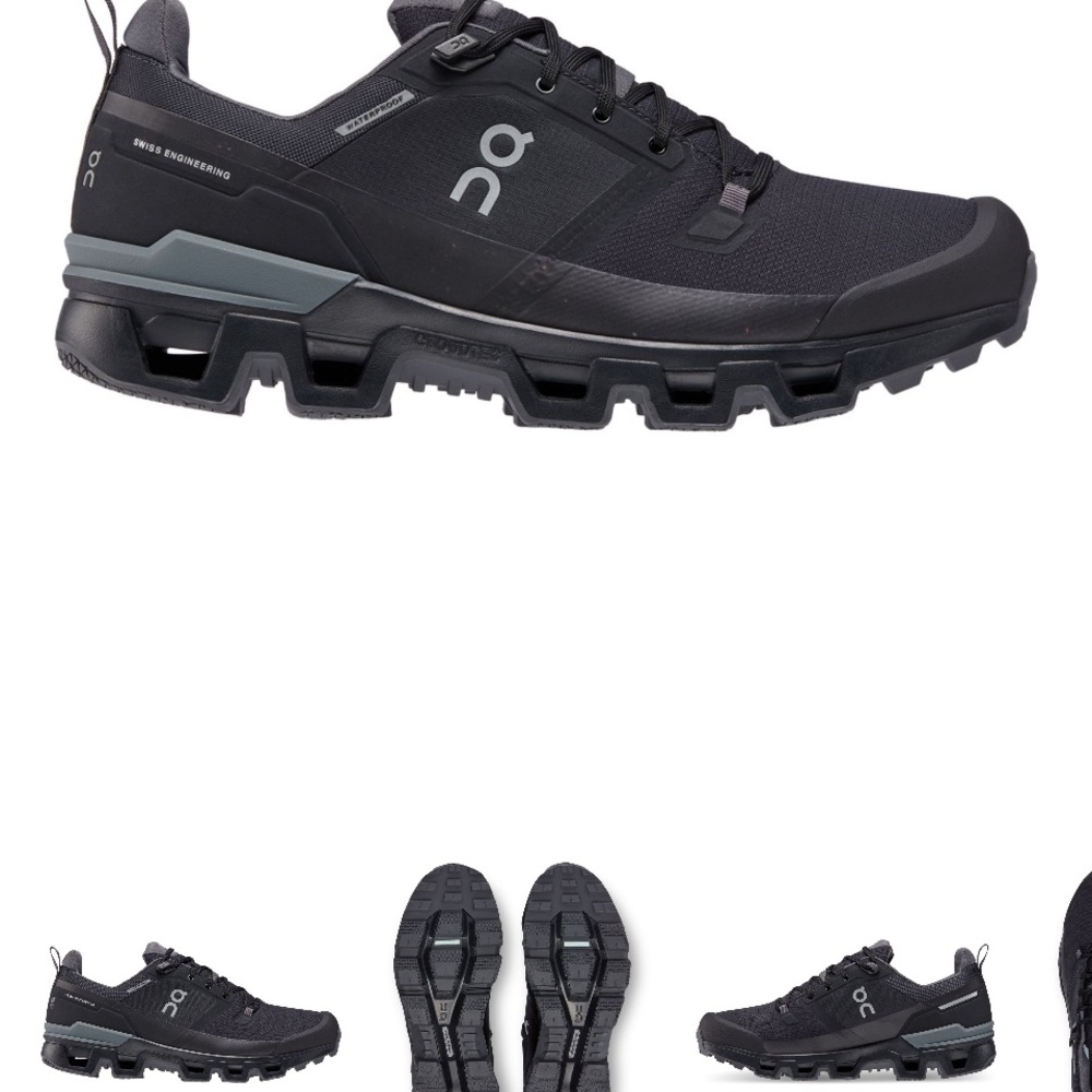 On Running Men's Black Hiking Shoes